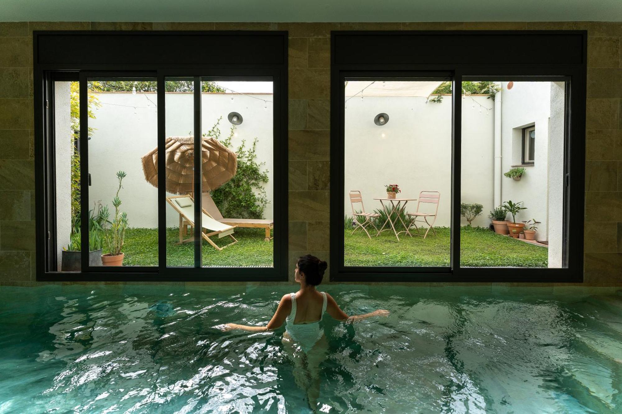 菲格拉斯Loft Con Piscina Climatizada De Agua Salada Y Parking En El Centro De Figueres公寓 外观 照片