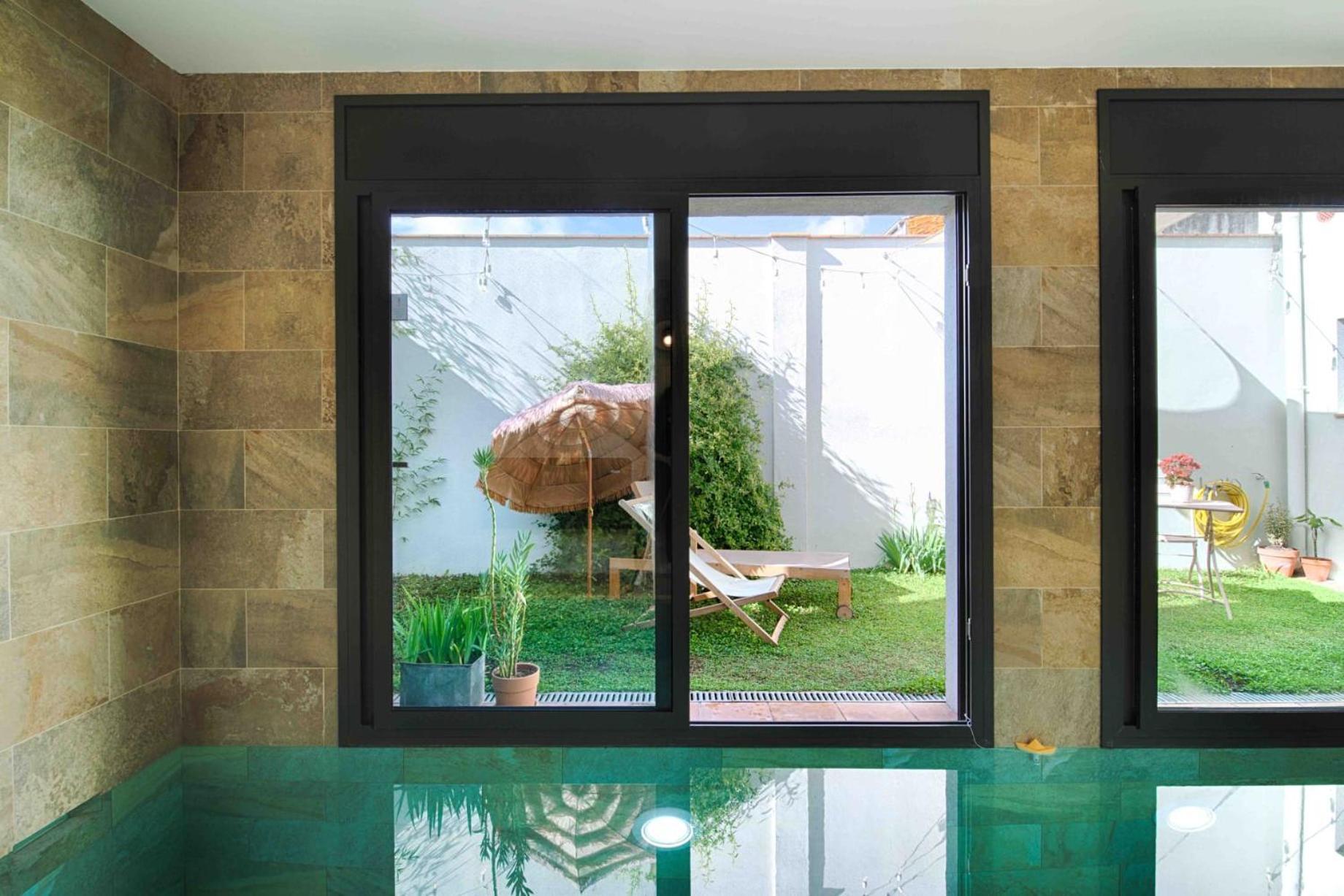 菲格拉斯Loft Con Piscina Climatizada De Agua Salada Y Parking En El Centro De Figueres公寓 外观 照片